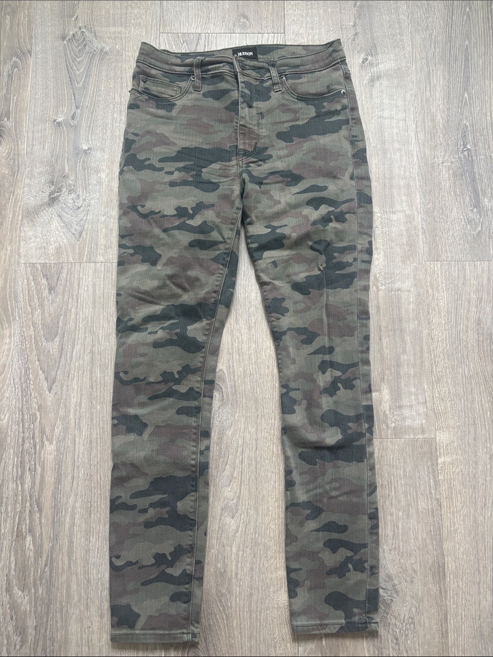 Hudson Camo Skinny Jeans